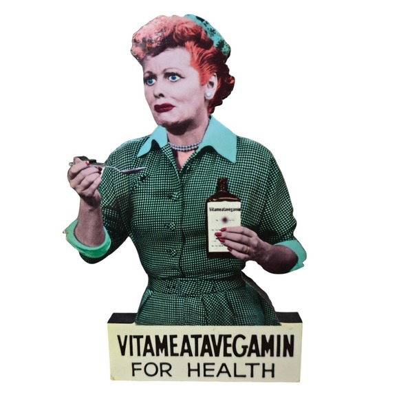 Lucille Ball Other - Lucille Ball I Love Lucy Vitameatavegamin For Health Magnet 6" Thick
